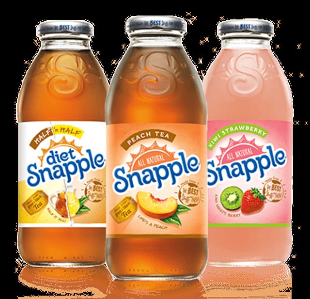 Snapple Product or Brisk Tea.